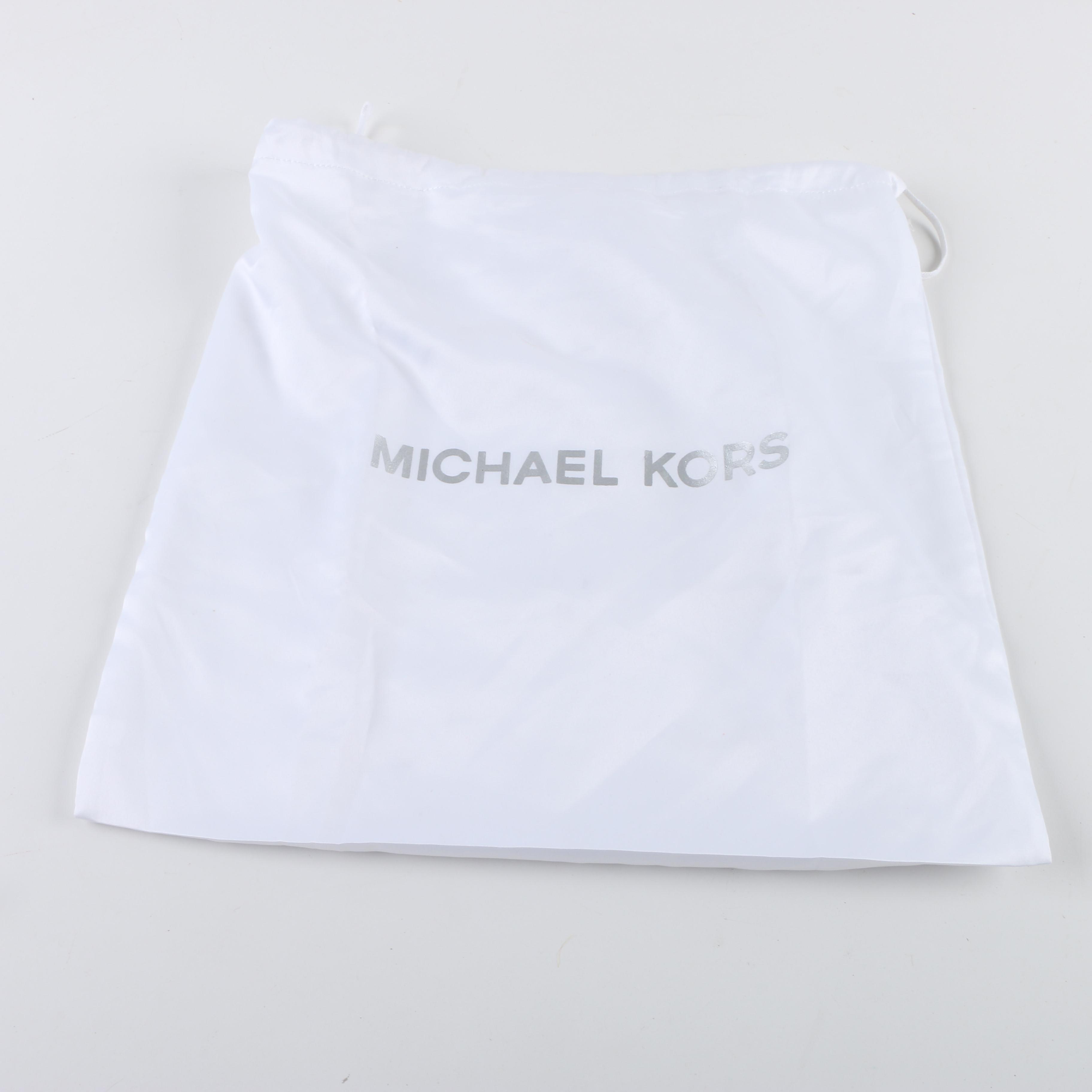 Michael Kors Quilted Black Leather Convertible Clutch with Coach Wallet