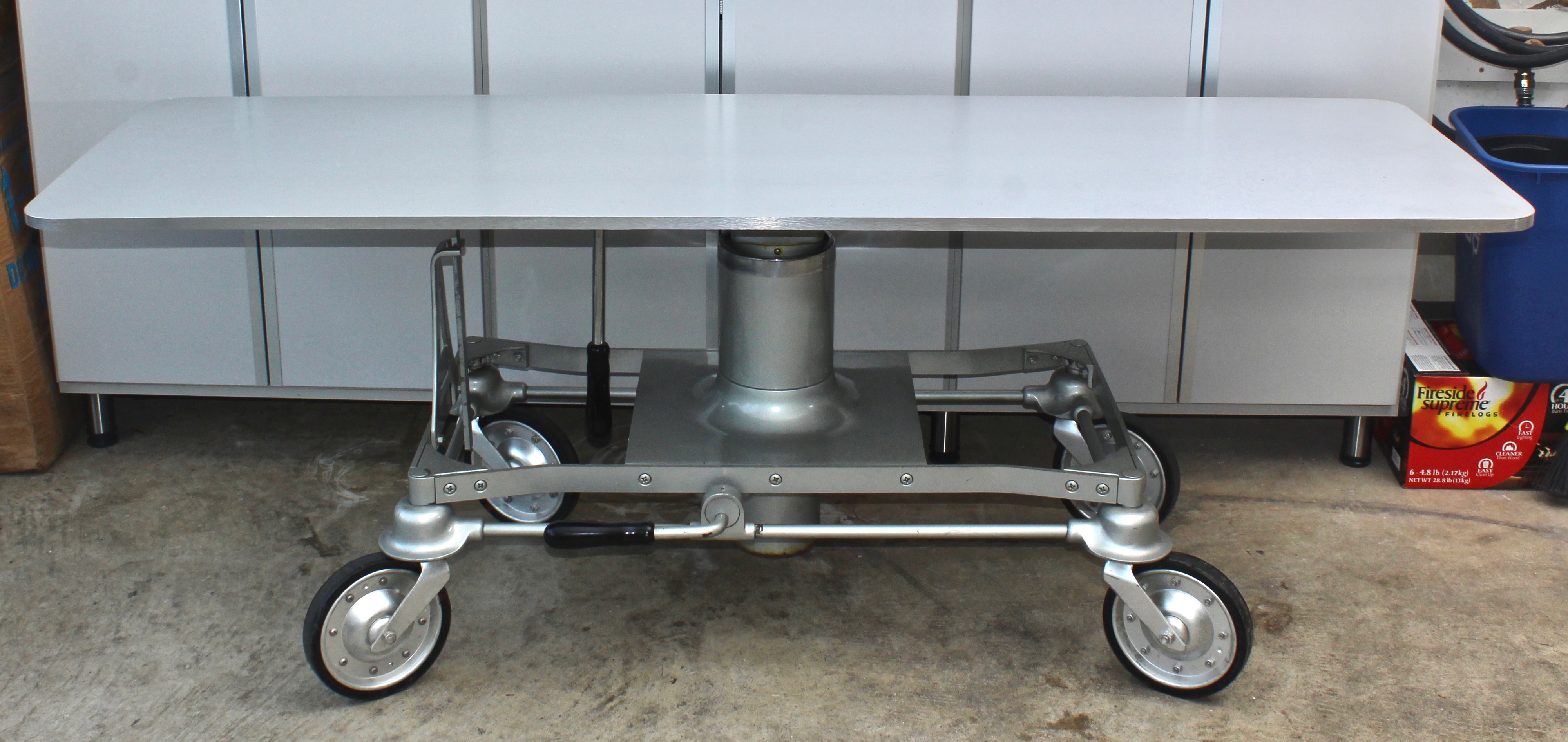 Vintage Operating Table Converted Serving Table