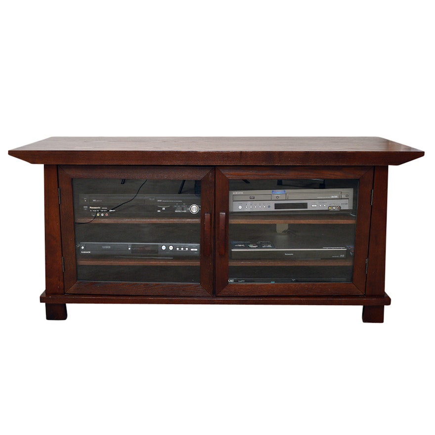 Asian Inspired Entertainment Stereo Cabinet