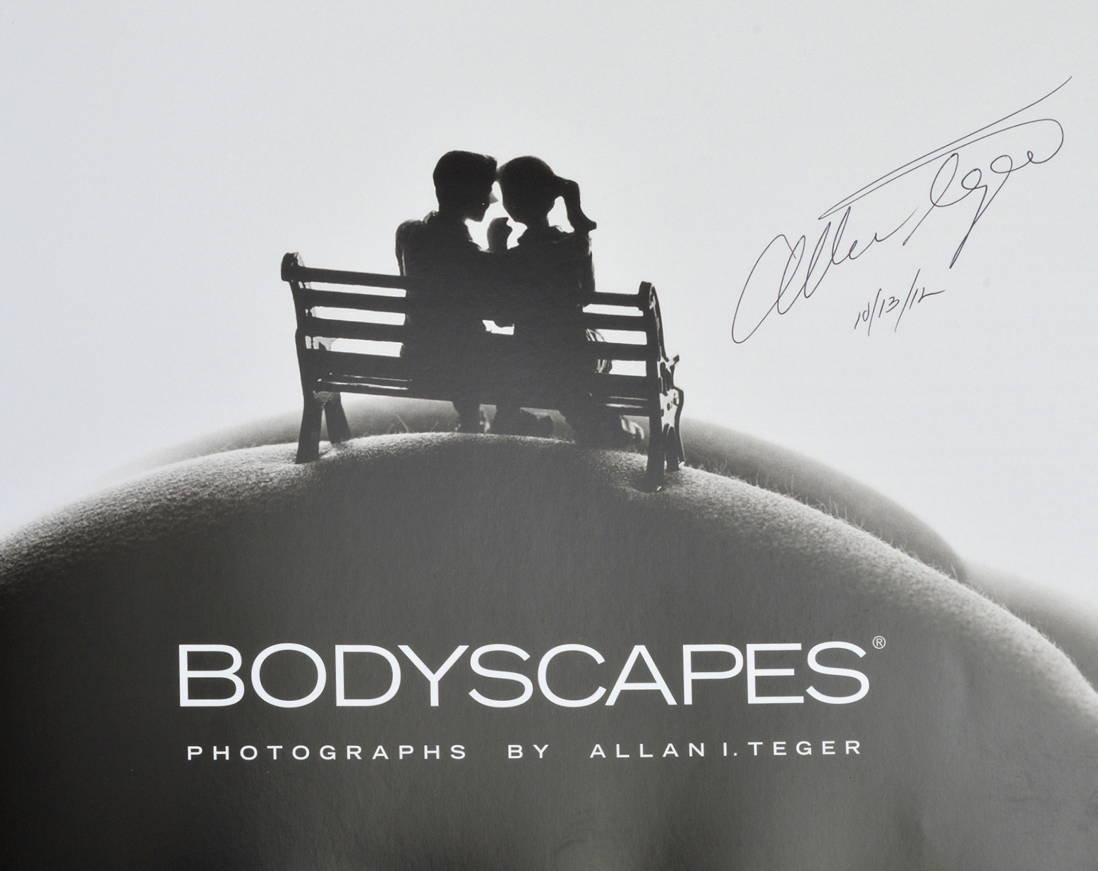 Signed "Bodyscapes" Book and Photograph by Allan I. Teger