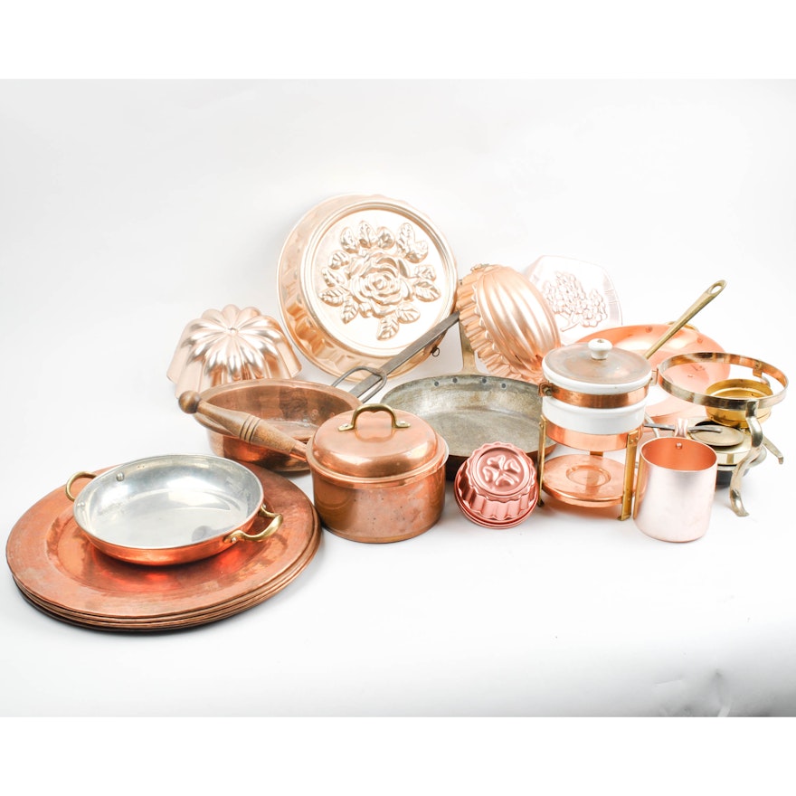 Copper and Copper-Tone Cookware and Bakeware