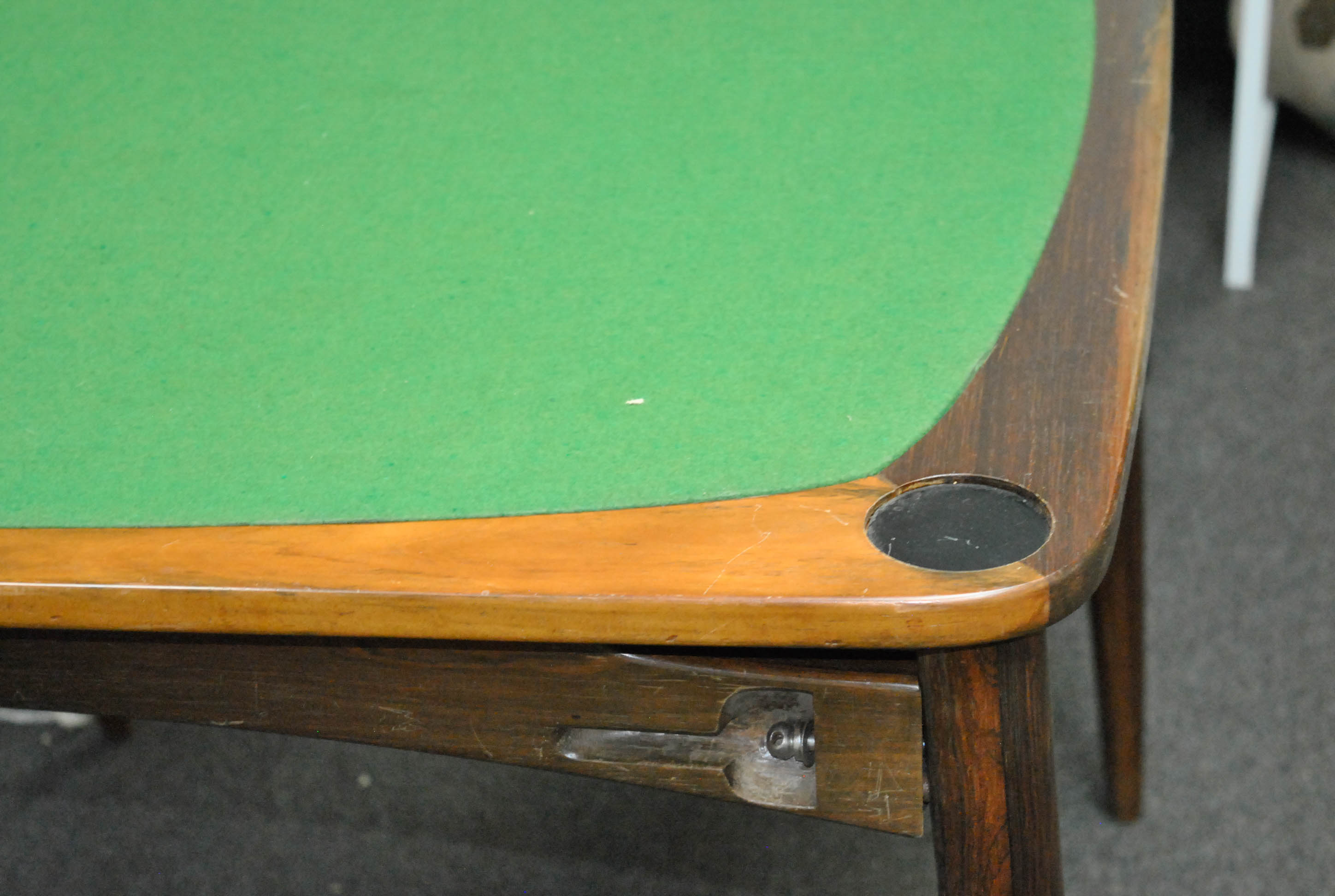 Felt Top Folding Game Table