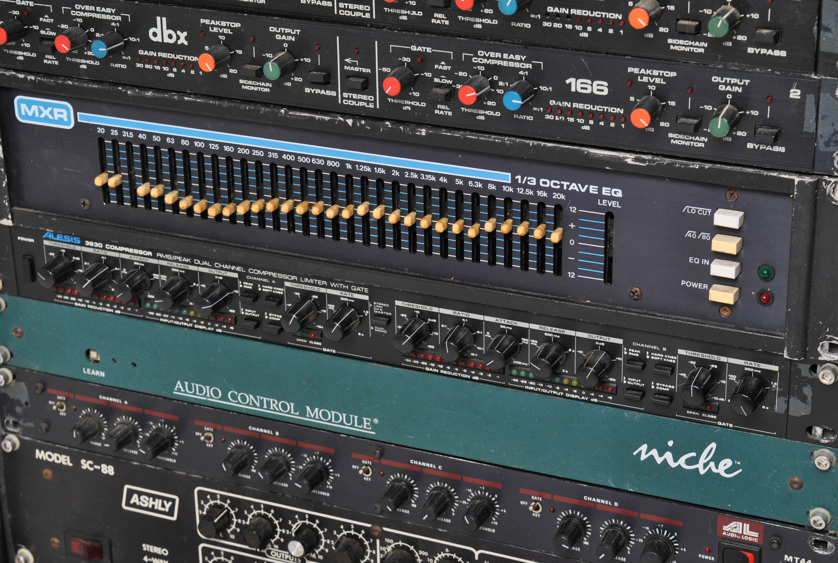 Professional Audio Equipment, Including DBX, MXR, Ashly, Alesis and More