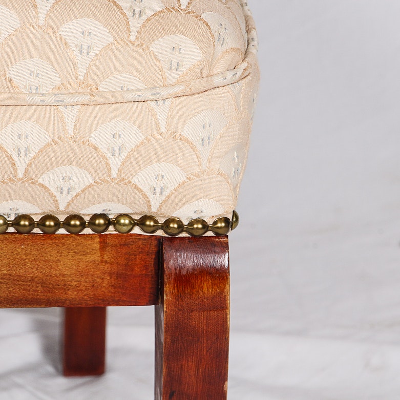 Vintage Italian Renaissance Style Carved Mahogany Side Chair