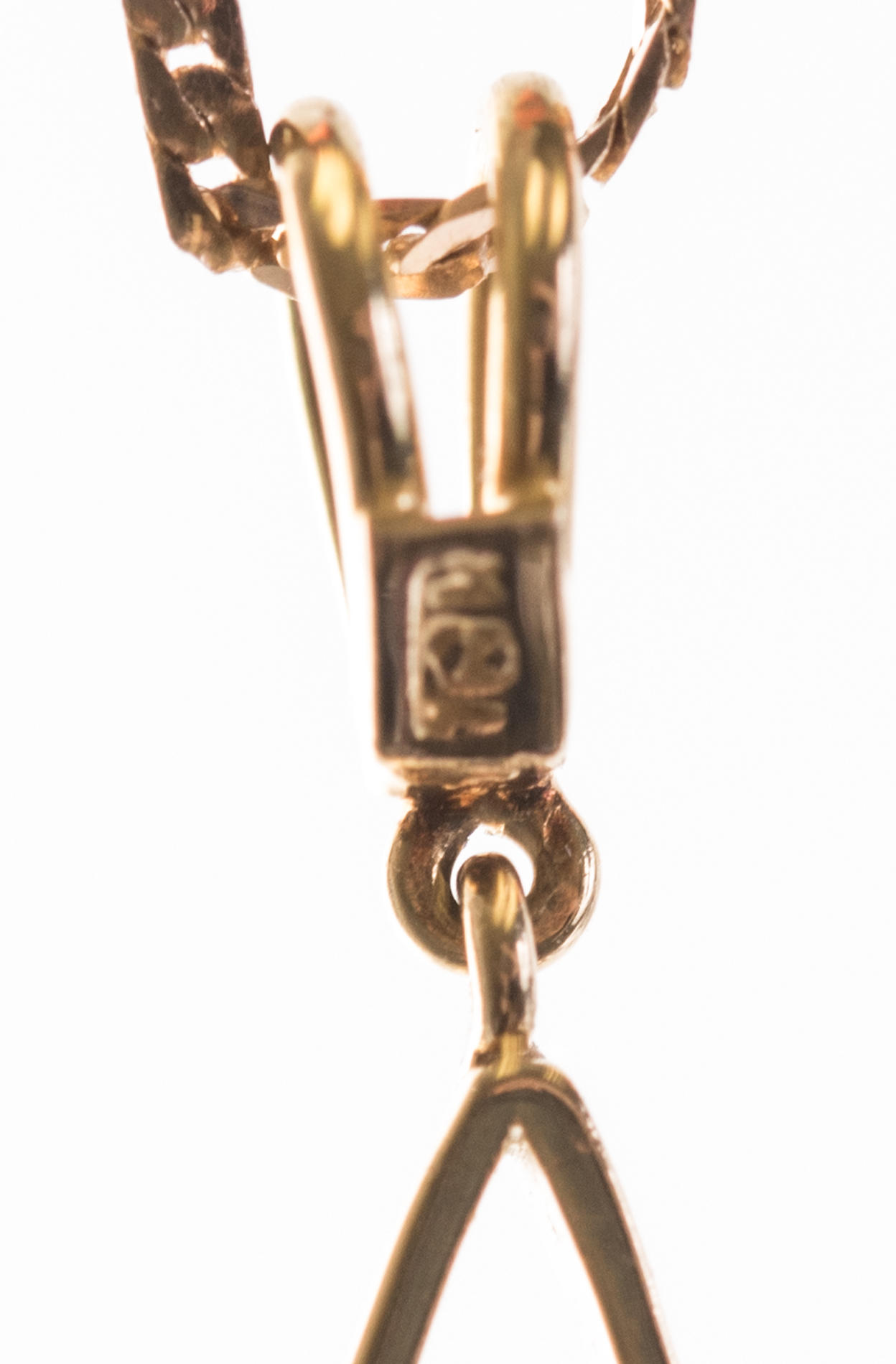 14K and 18K Yellow Gold Emerald and Diamond Necklace