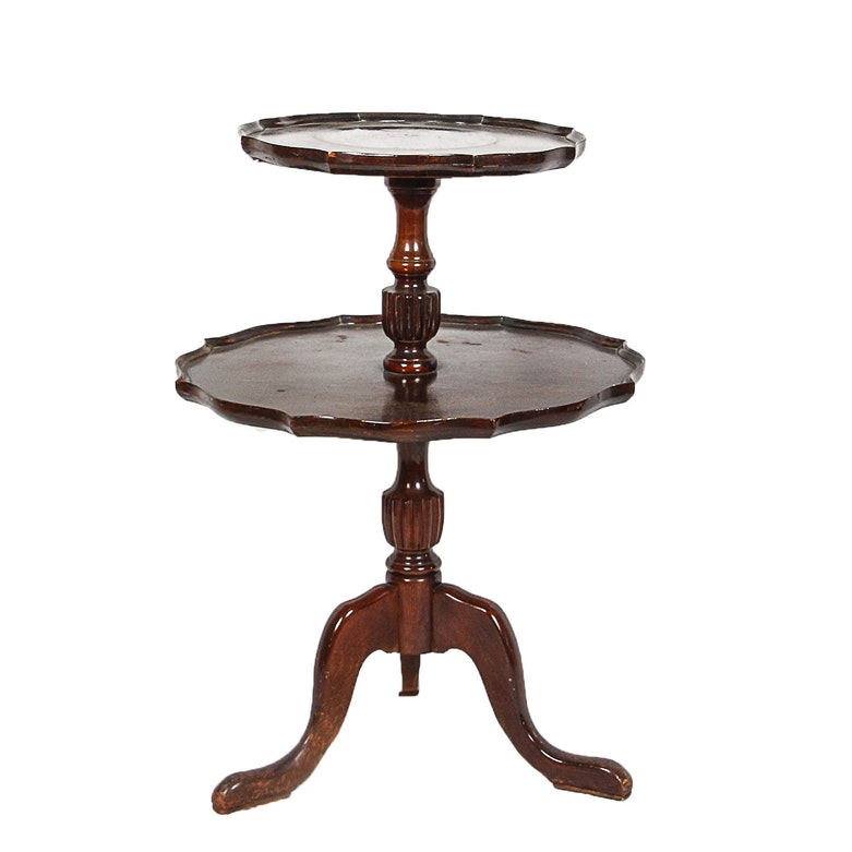 Victorian Style Two Tier Table