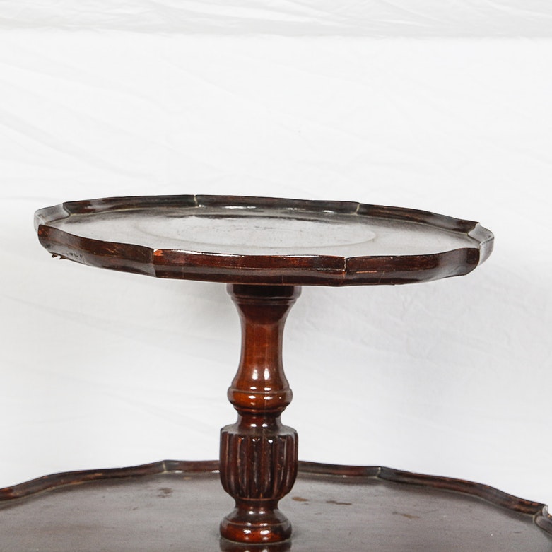Victorian Style Two Tier Table