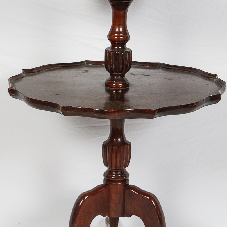 Victorian Style Two Tier Table