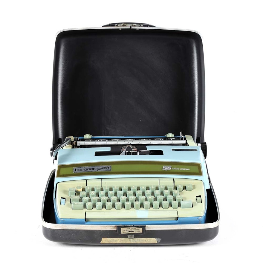 Vintage Smith-Corona Coronet Cartridge 10 Electric Typewriter