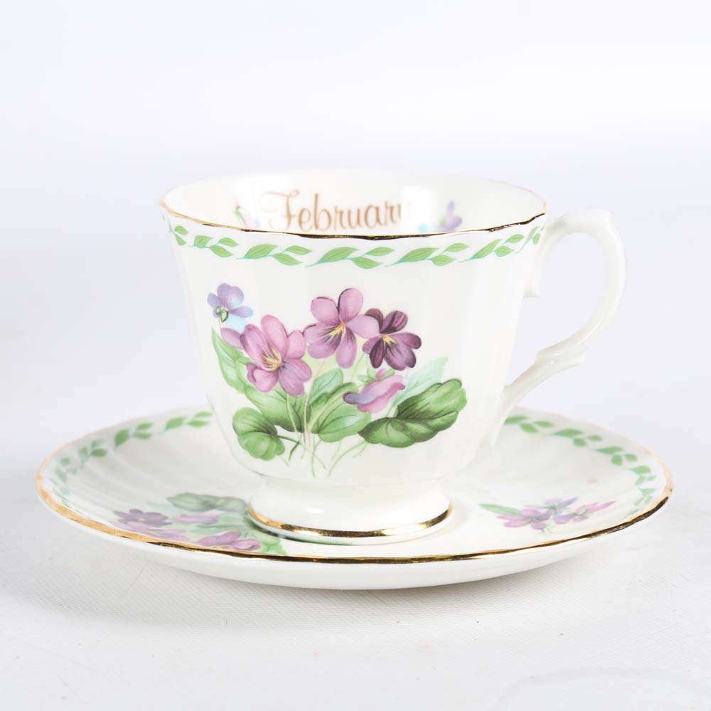 Assorted Tea Cup and Saucer Set