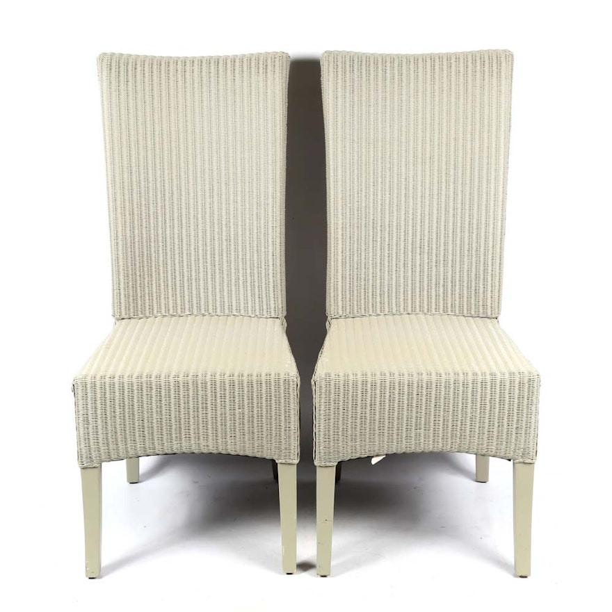 Rattan Side Chairs by Bassett Furniture