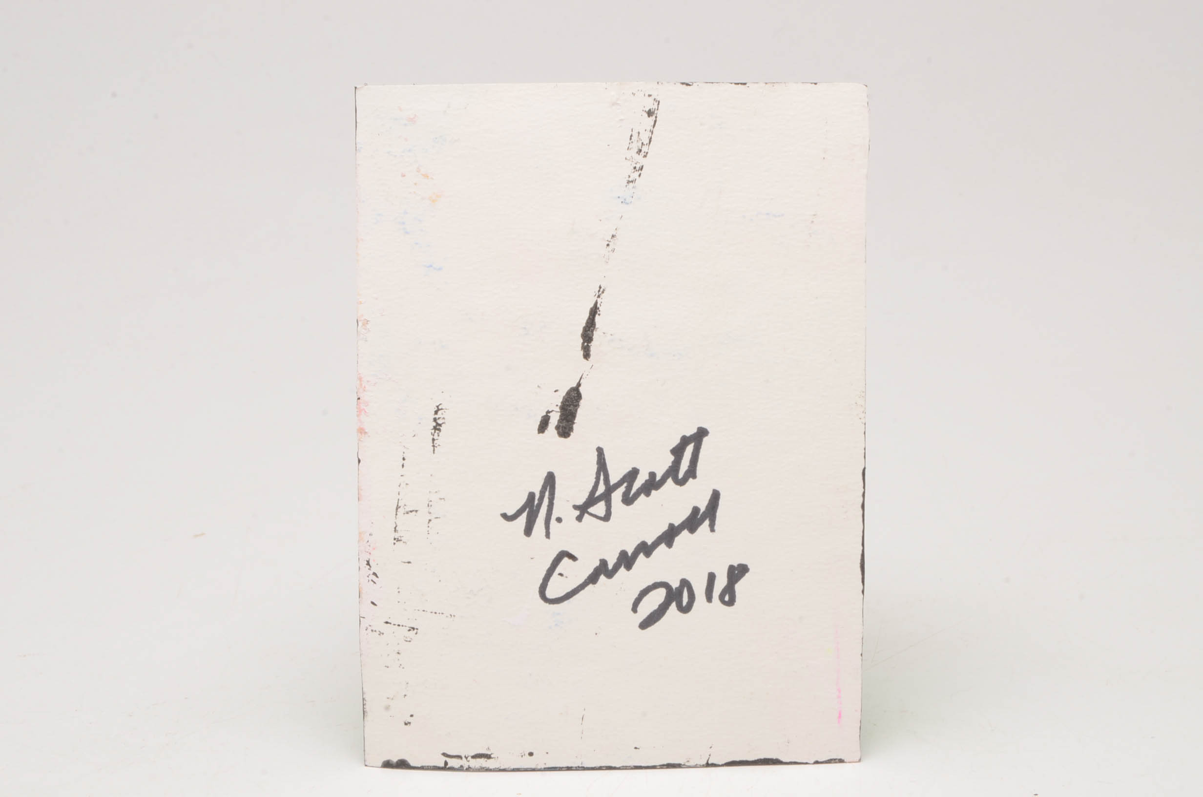 N. Scott Carroll Outsider Pop Art Painting "Beer Monster"