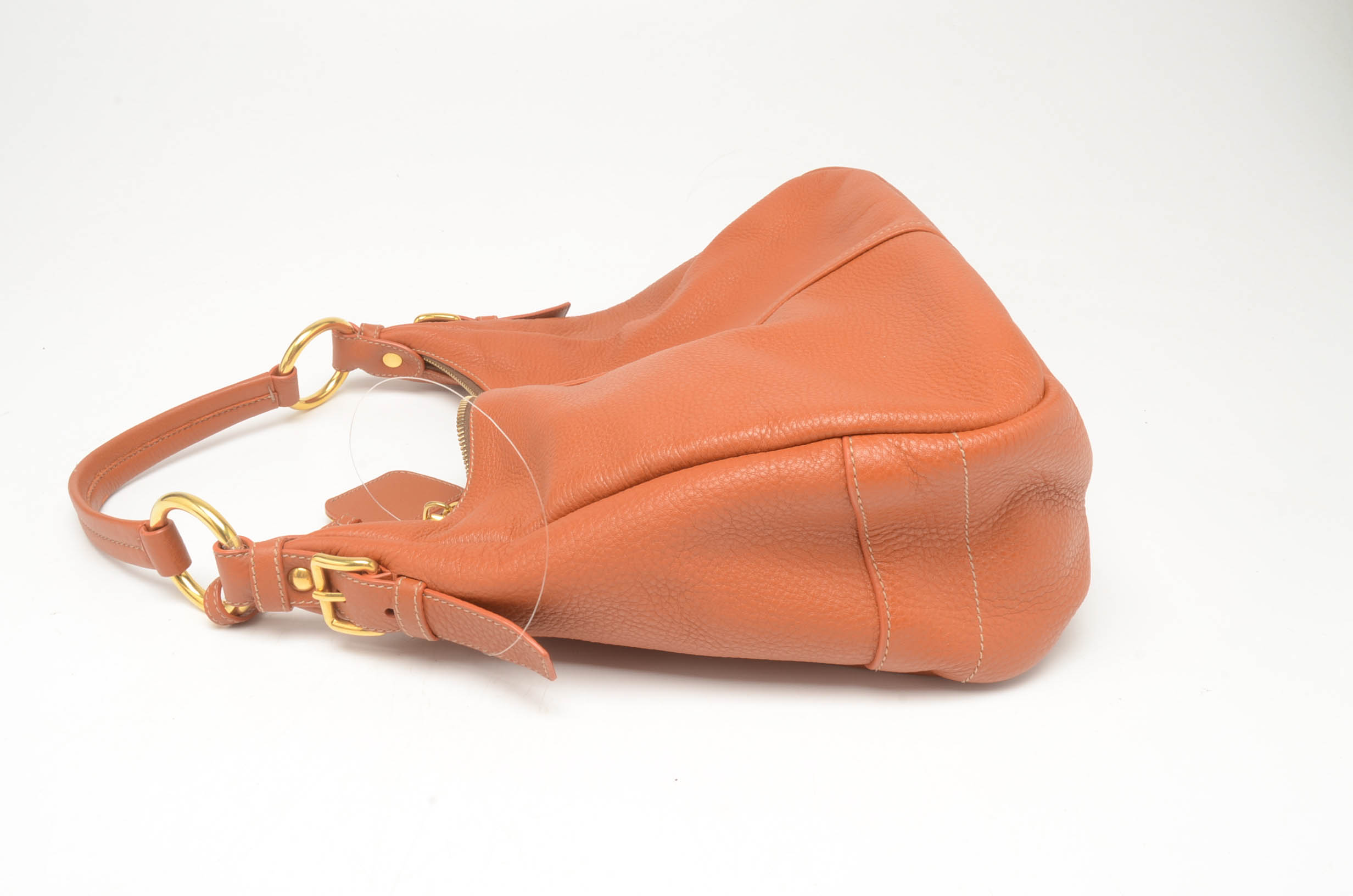 Prada Vitello Daino Hobo Leather Shoulder Bag