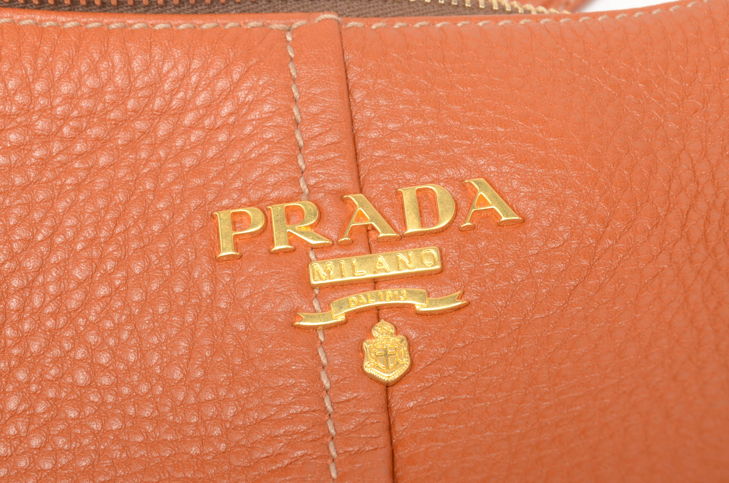 Prada Vitello Daino Hobo Leather Shoulder Bag