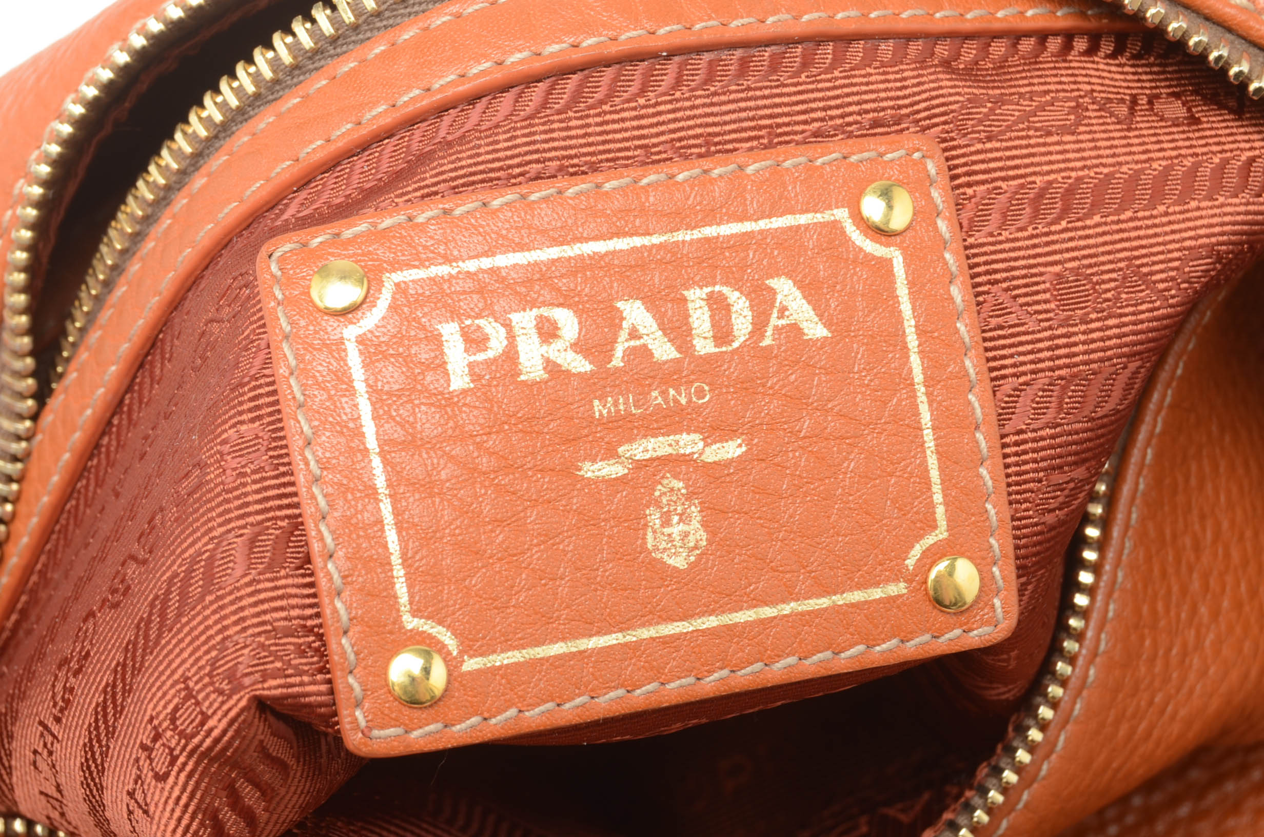 Prada Vitello Daino Hobo Leather Shoulder Bag