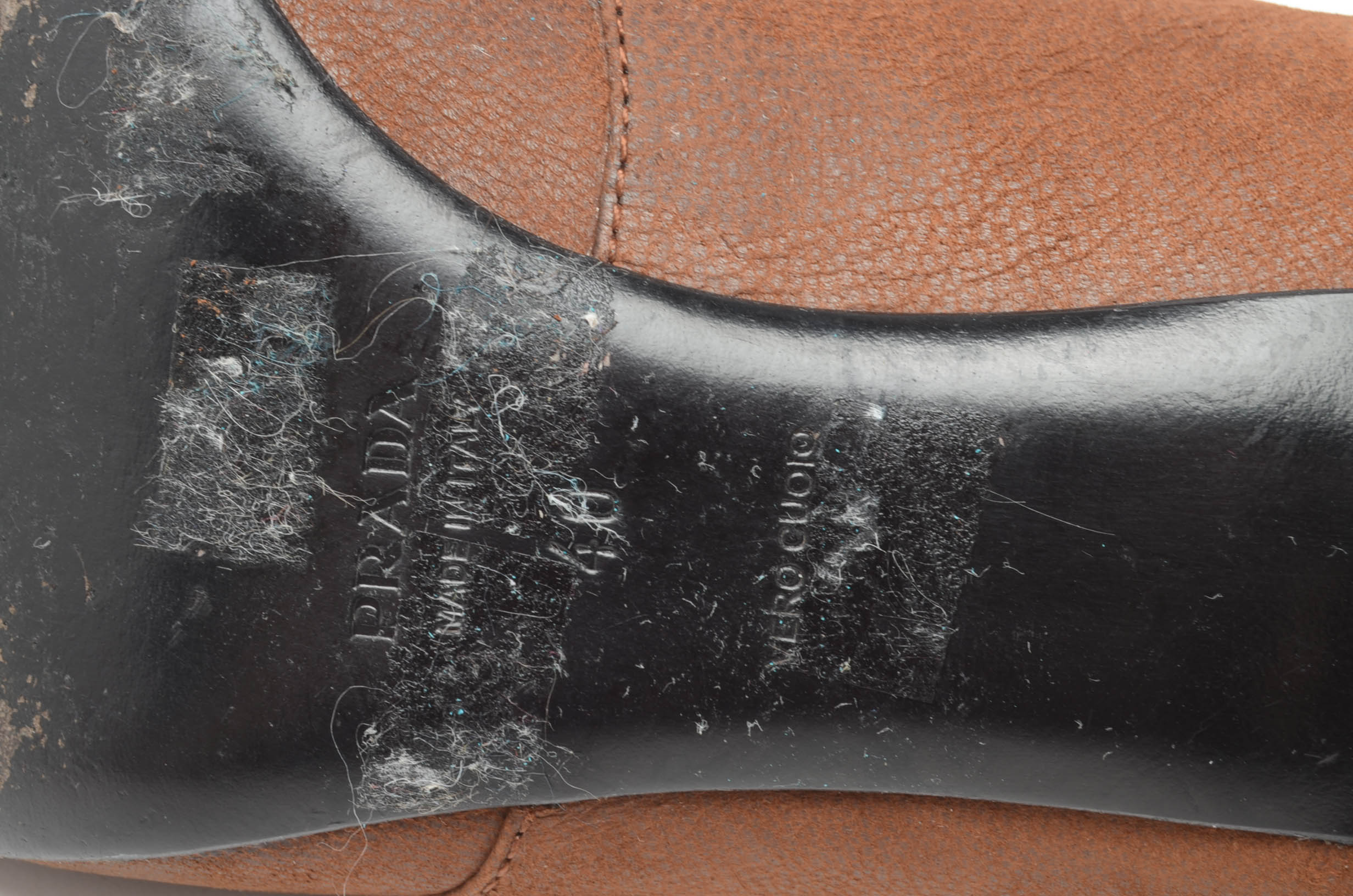 Prada Leather Kitten Heels