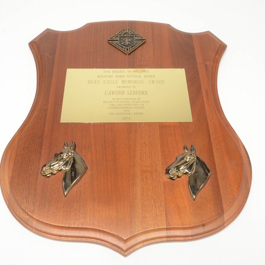 1979 Cawood Ledford Kentucky Derby Presentation Award