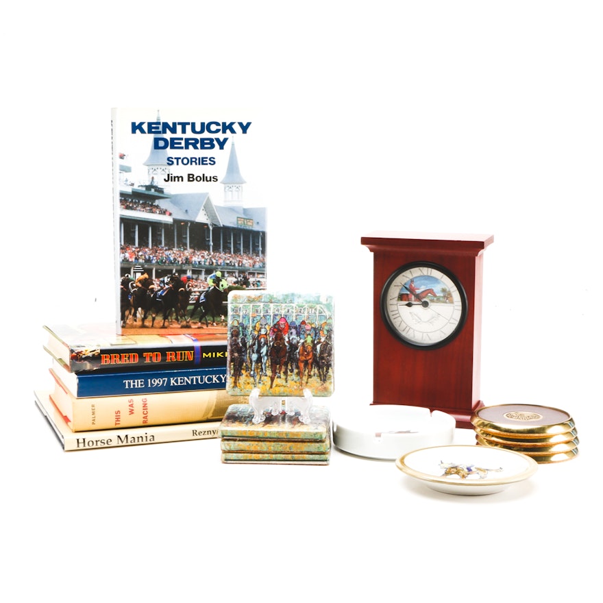 Horse Racing Themed Collectibles and Books