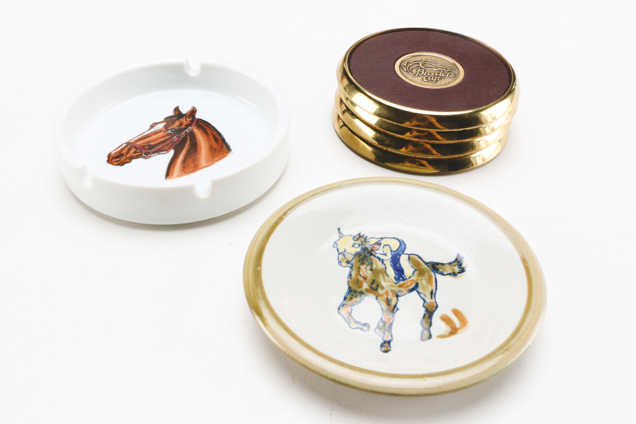 Horse Racing Themed Collectibles and Books