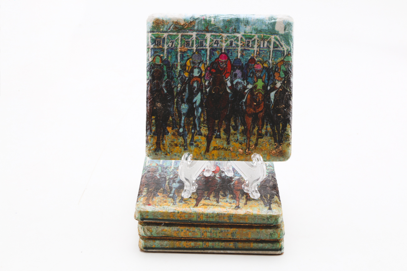 Horse Racing Themed Collectibles and Books