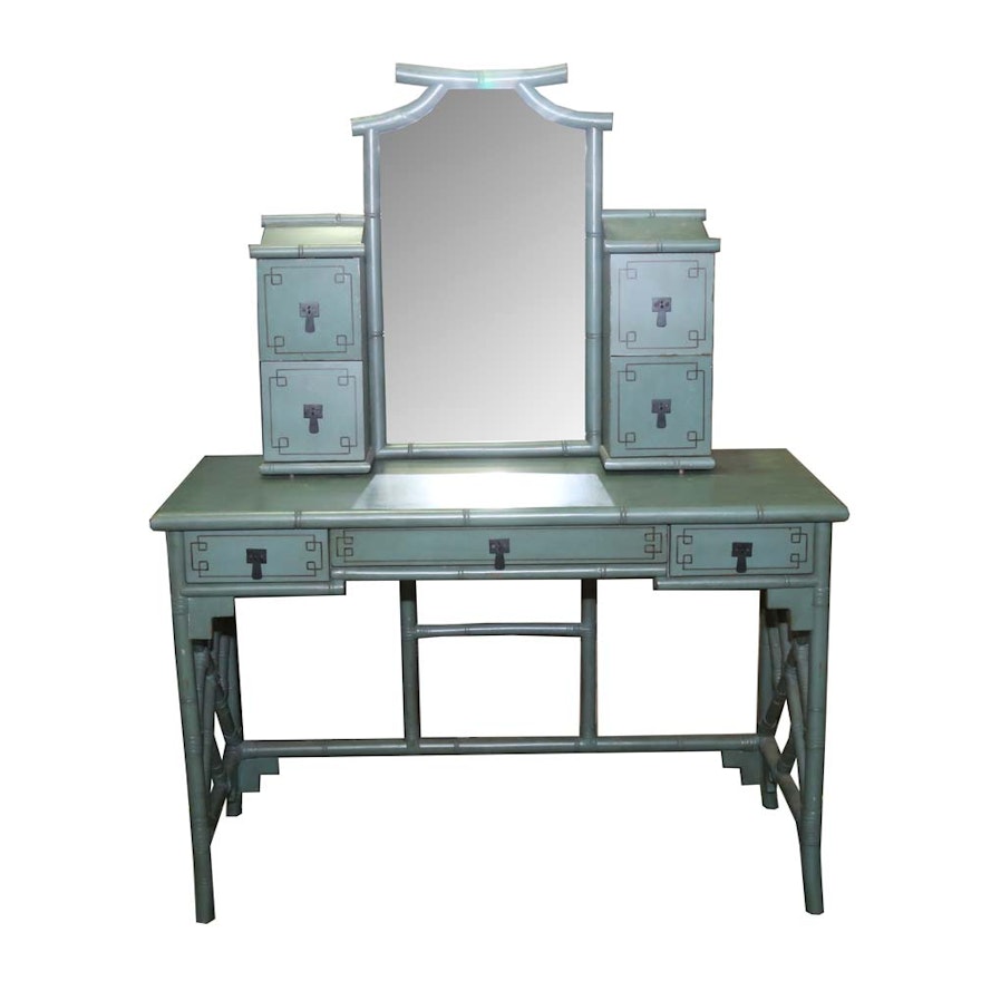 Chinoiserie Style Vanity with Mirror by Pier 1 Imports