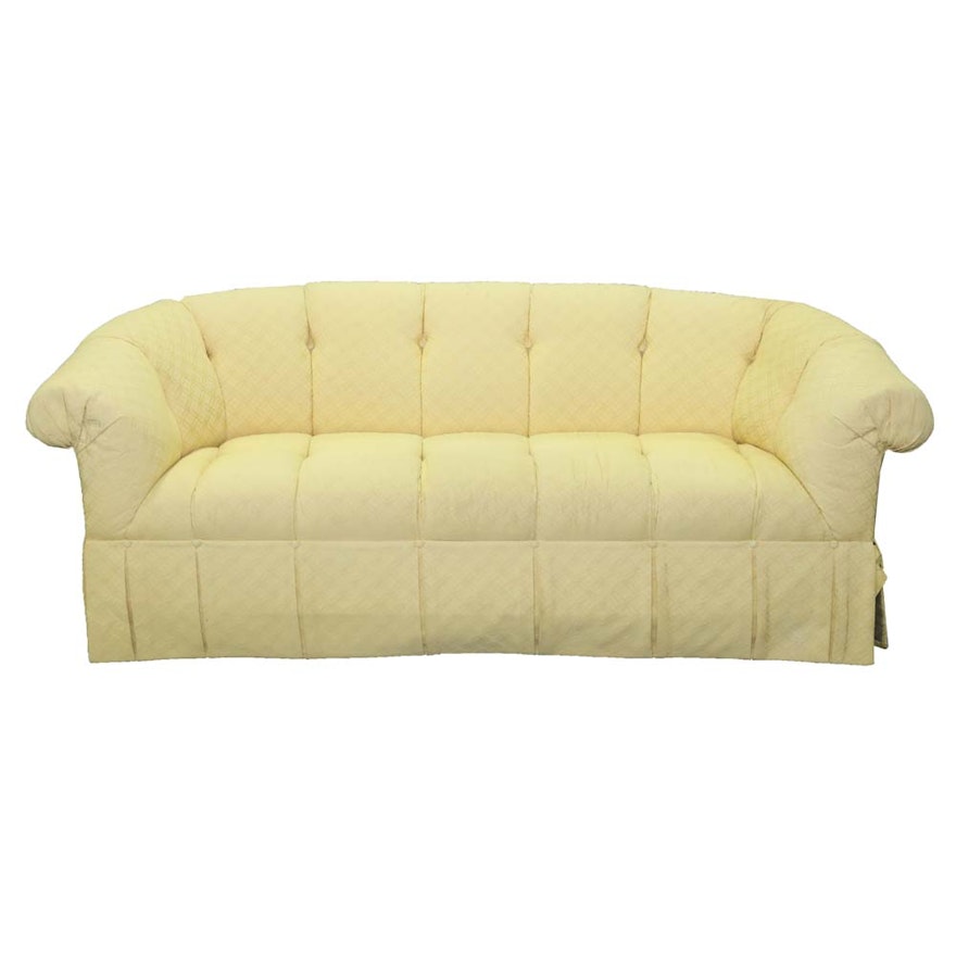 Upholstered Chesterfield Style Sofa by Carr & Company