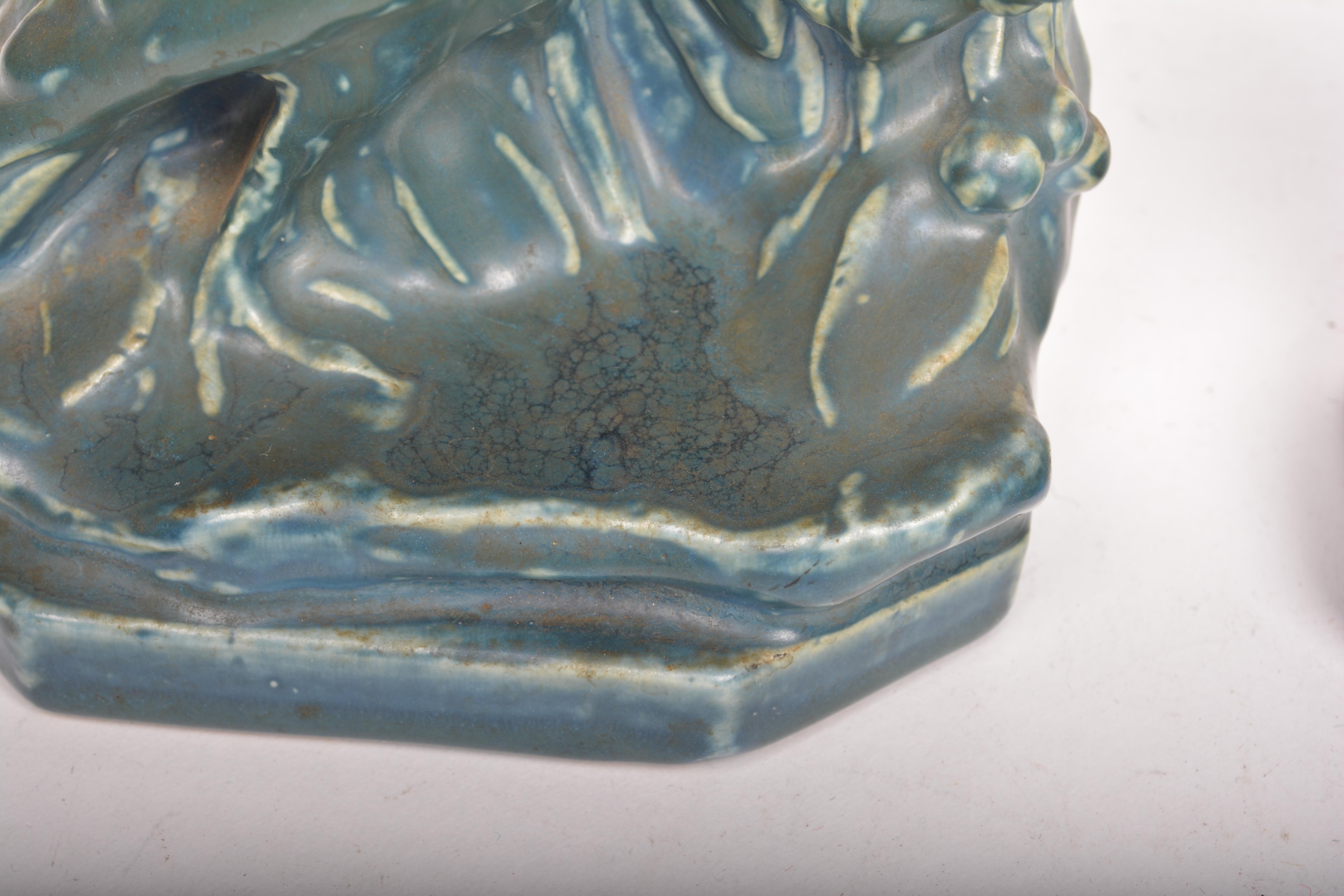 1922 Rookwood Pottery "Rook" Bookends