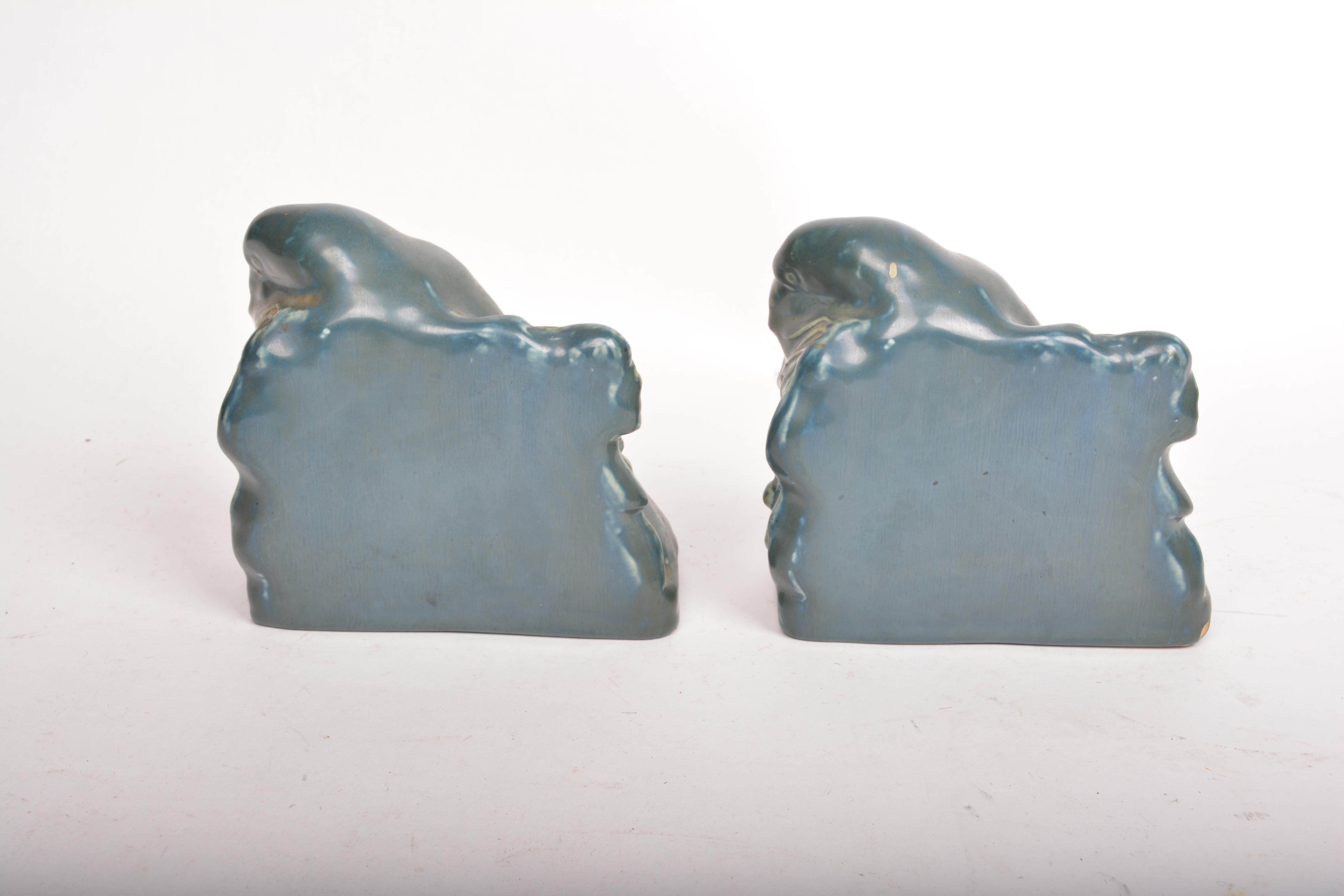 1922 Rookwood Pottery "Rook" Bookends