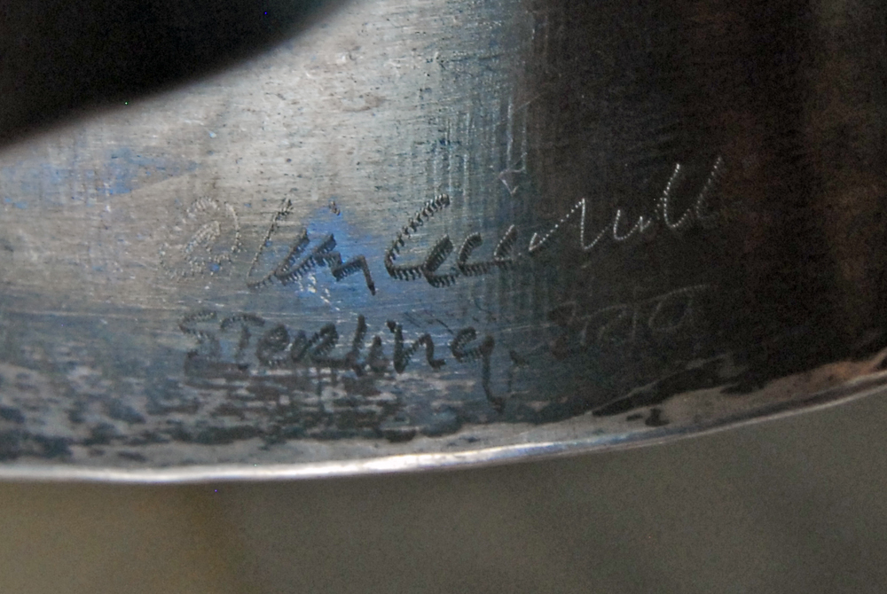 Lisa Ceccorulli Signed Sterling Silver and 22K Yellow Gold Jewelry