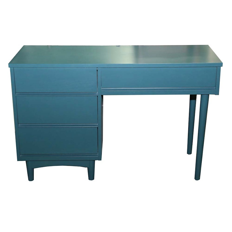 Mid Century Painted Knee Hole Desk