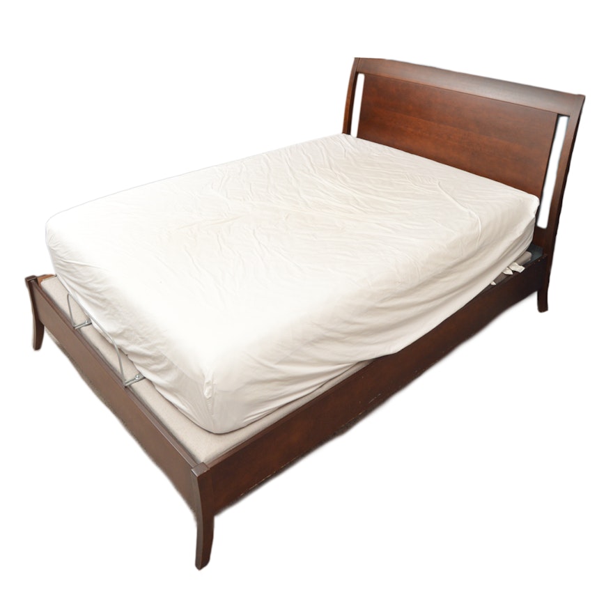 Queen Size Panel Headboard Bed Frame