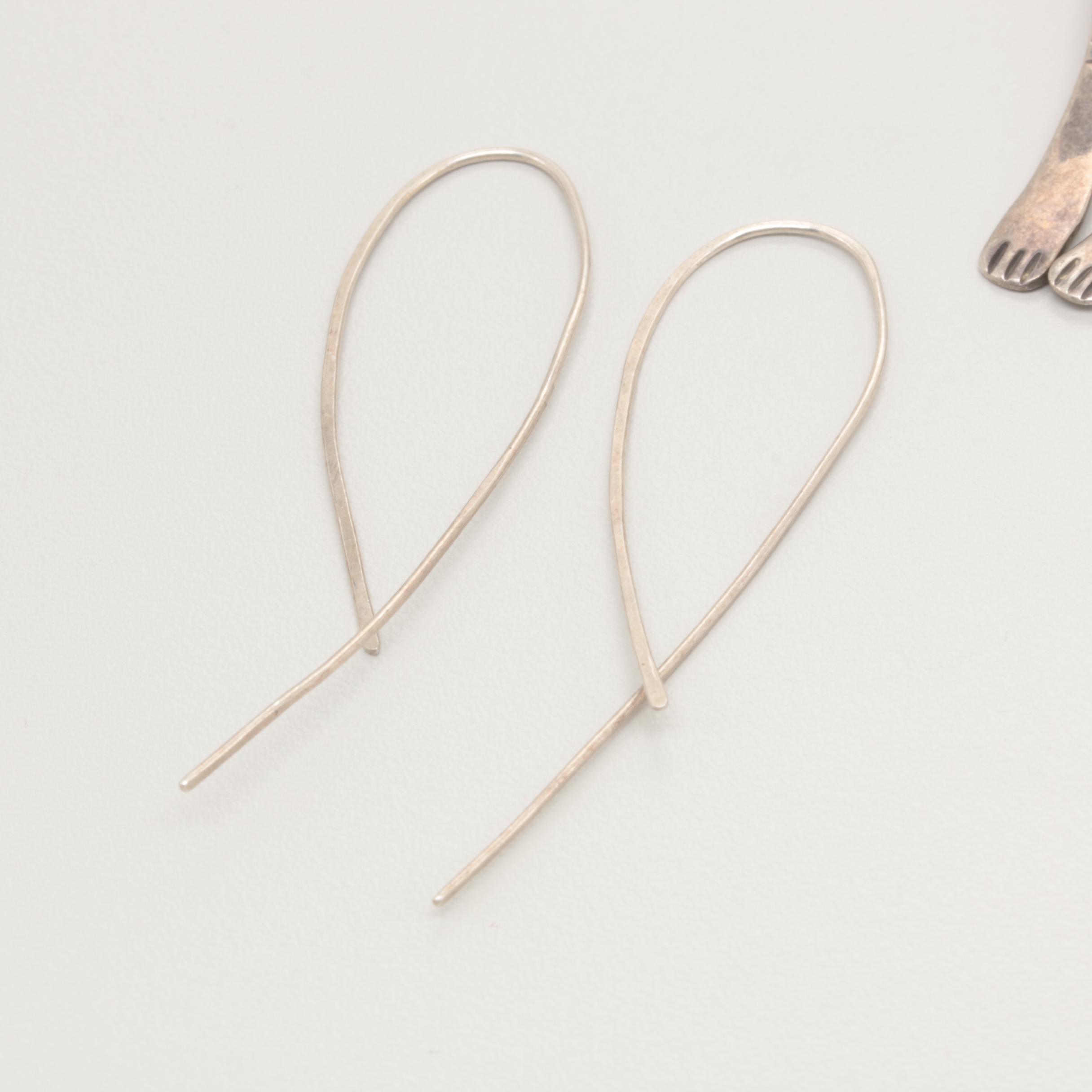 Sterling Silver Jewelry Featuring Richard Lindsay Anglo and Elwood Reynolds