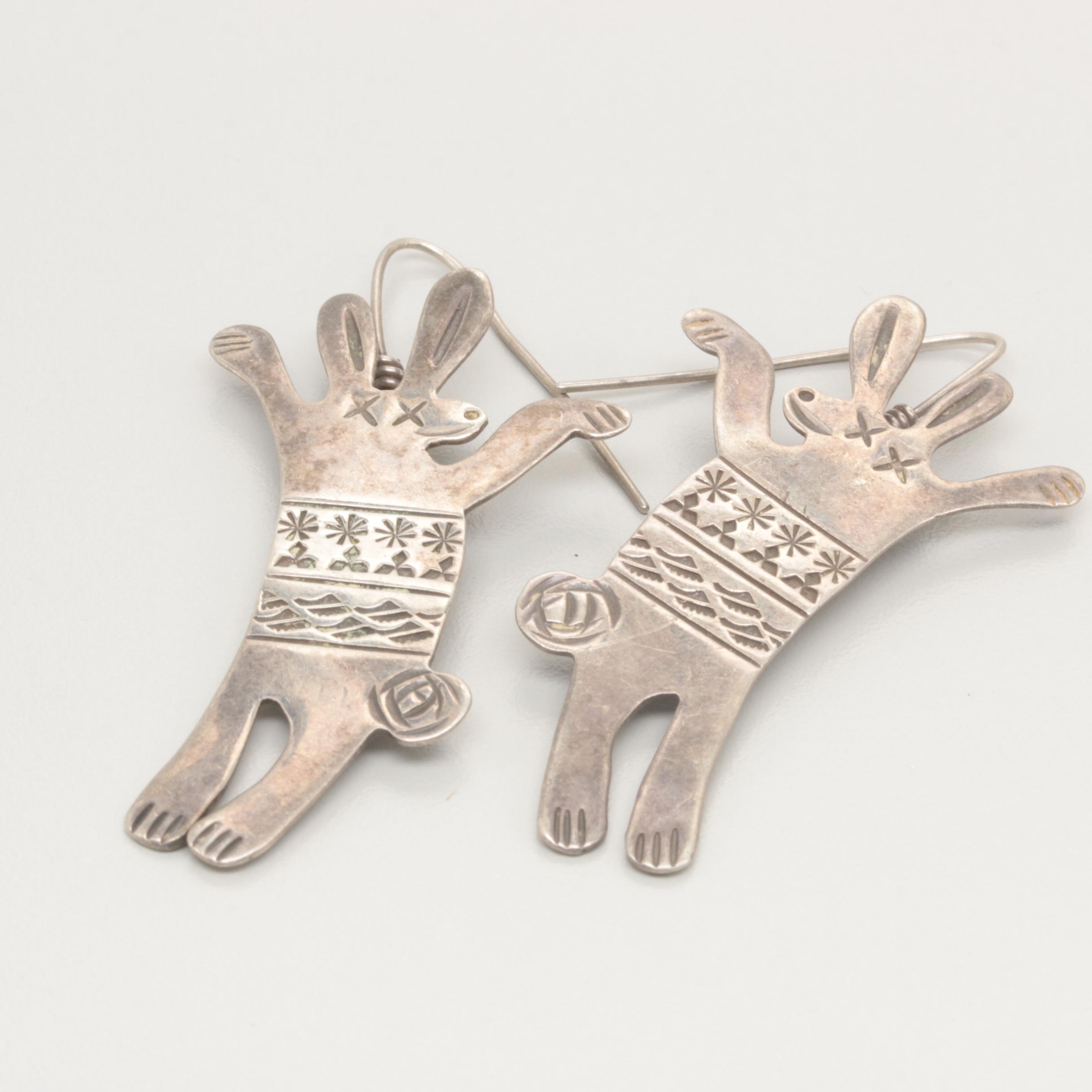 Sterling Silver Jewelry Featuring Richard Lindsay Anglo and Elwood Reynolds