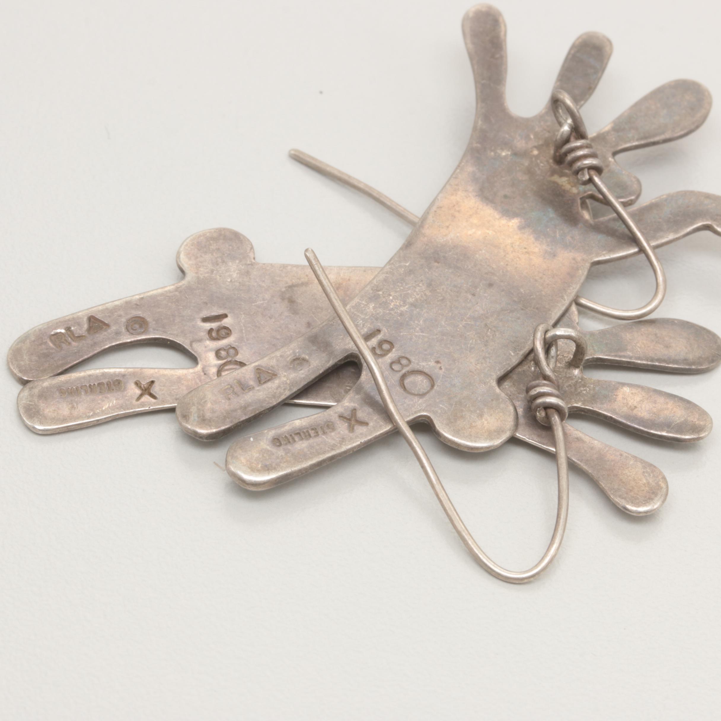 Sterling Silver Jewelry Featuring Richard Lindsay Anglo and Elwood Reynolds