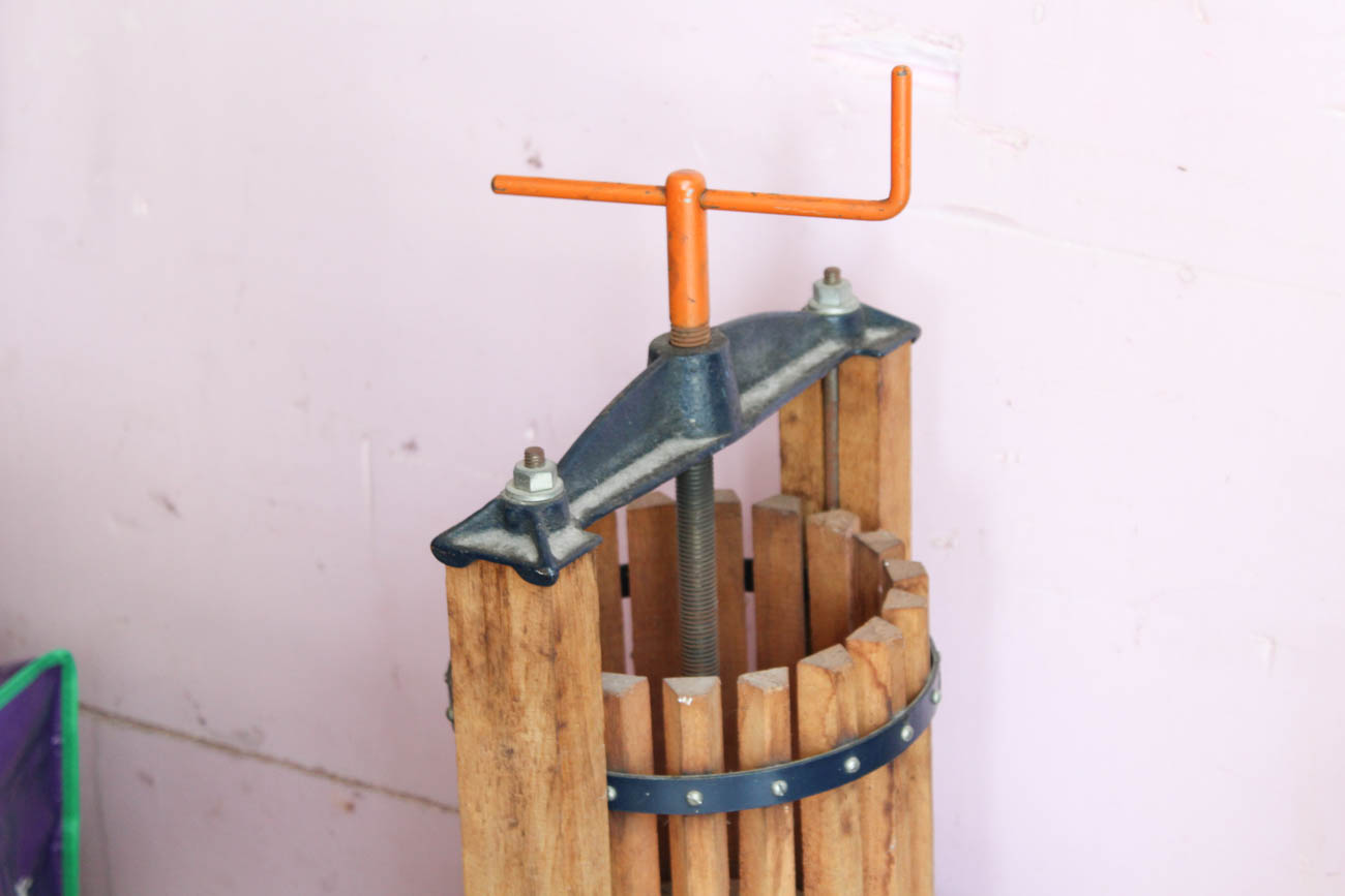 Vintage Wooden Fruit Press