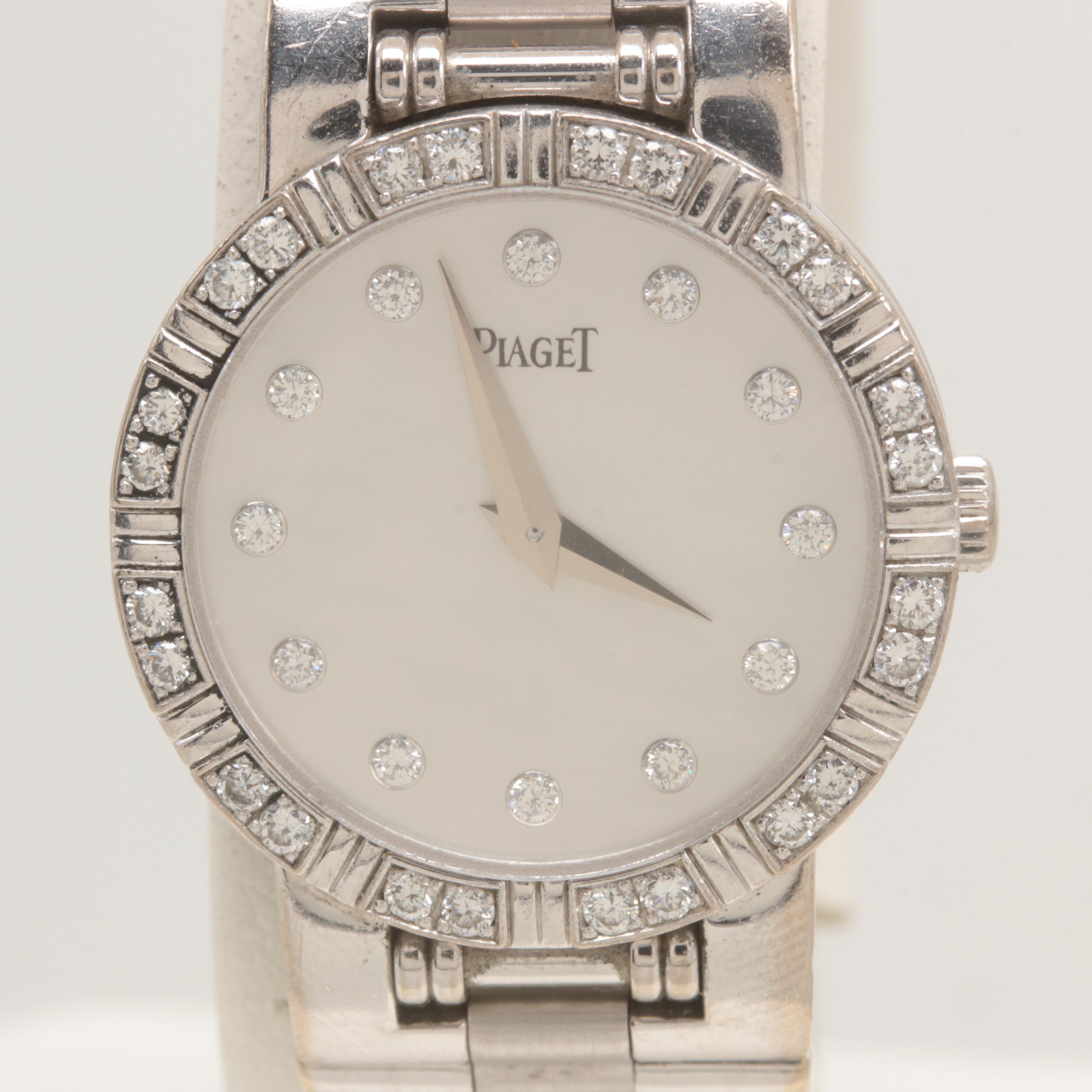 Piaget 18K White Gold Diamond "Dancer" Watch