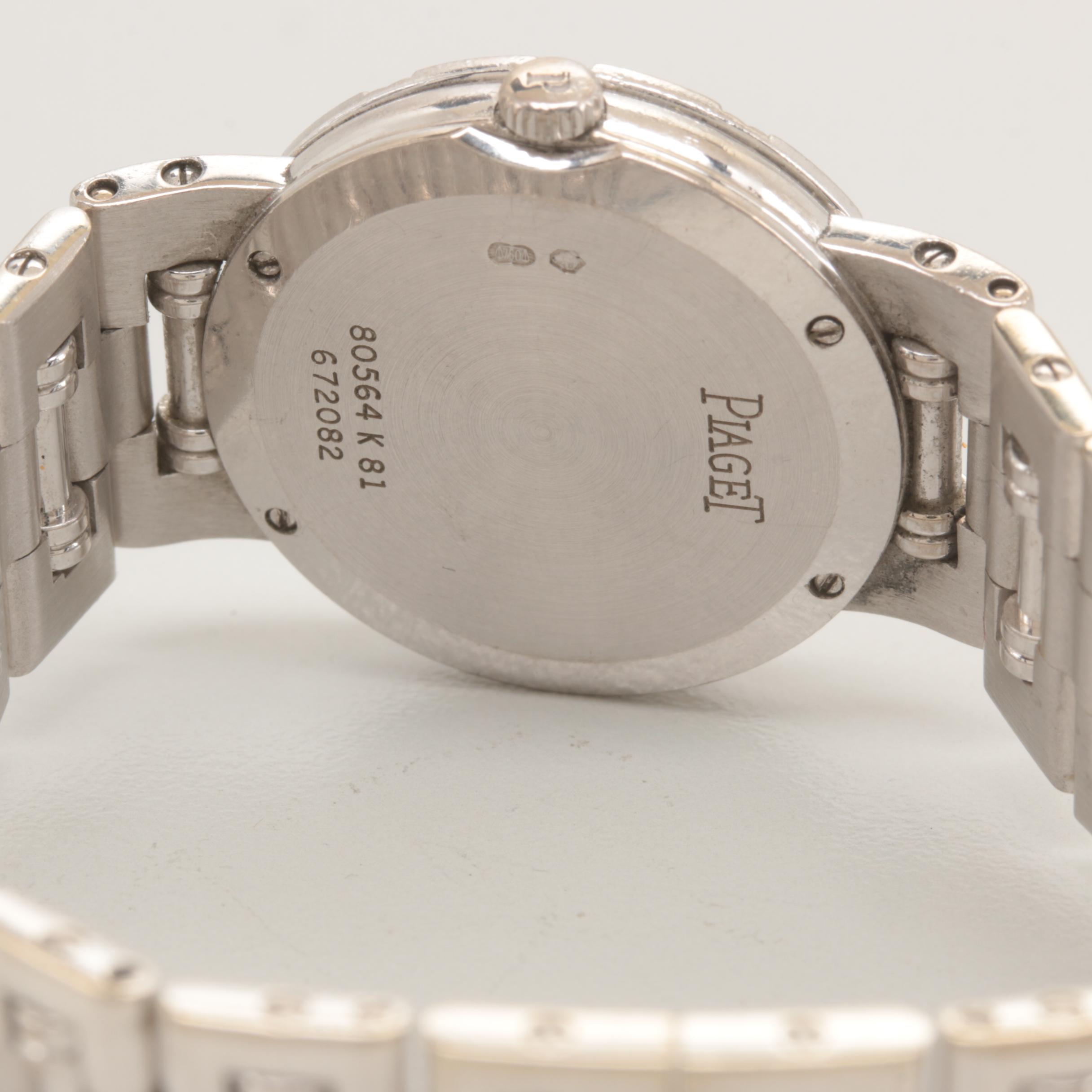 Piaget 18K White Gold Diamond "Dancer" Watch