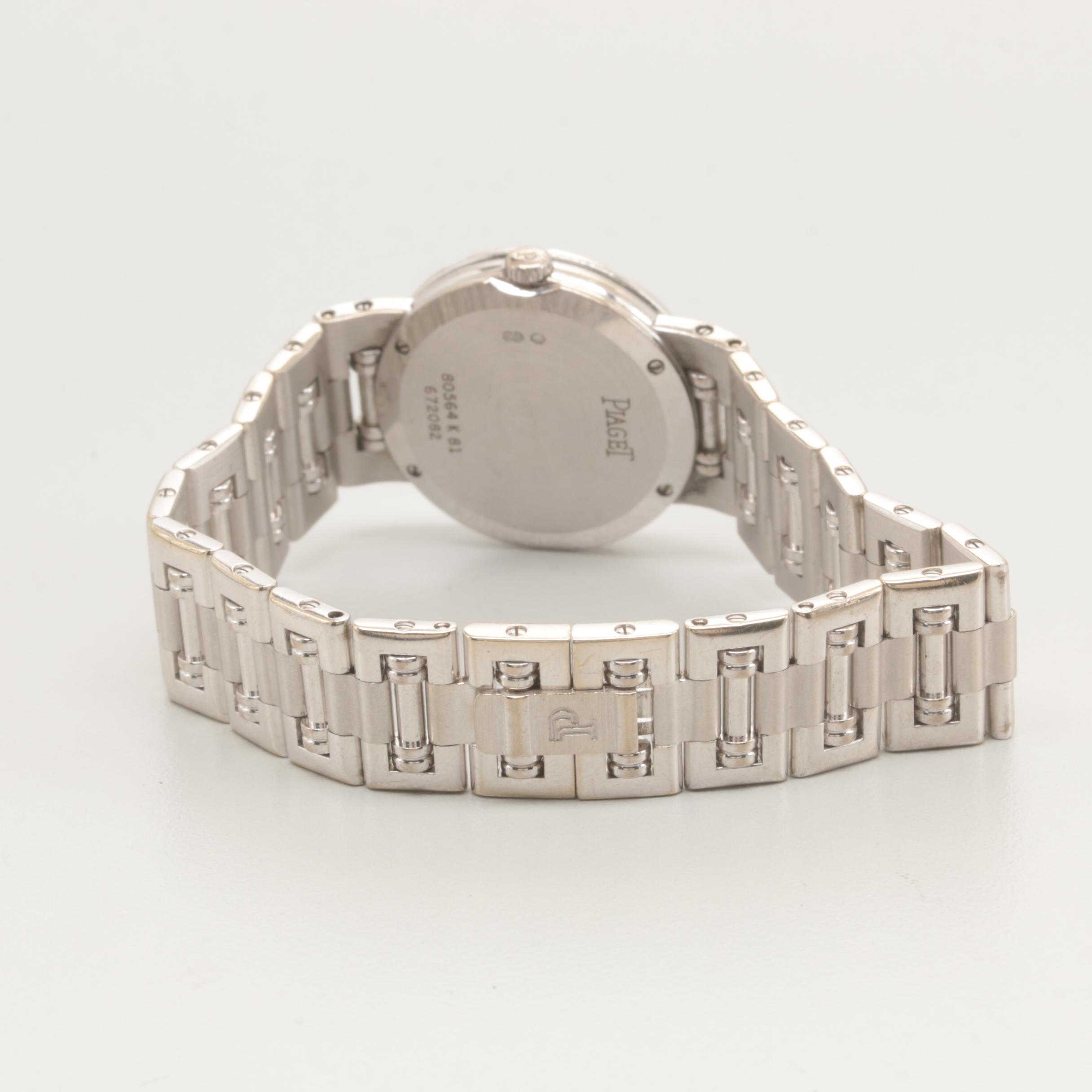 Piaget 18K White Gold Diamond "Dancer" Watch