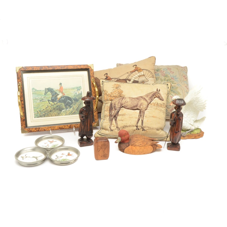 Assorted Vintage Decorative Figurines and More