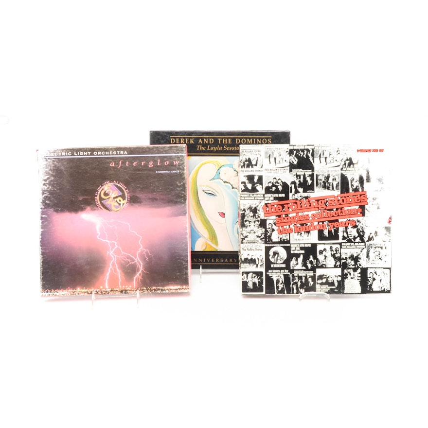 Three Boxed CD Sets Including The Rolling Stones