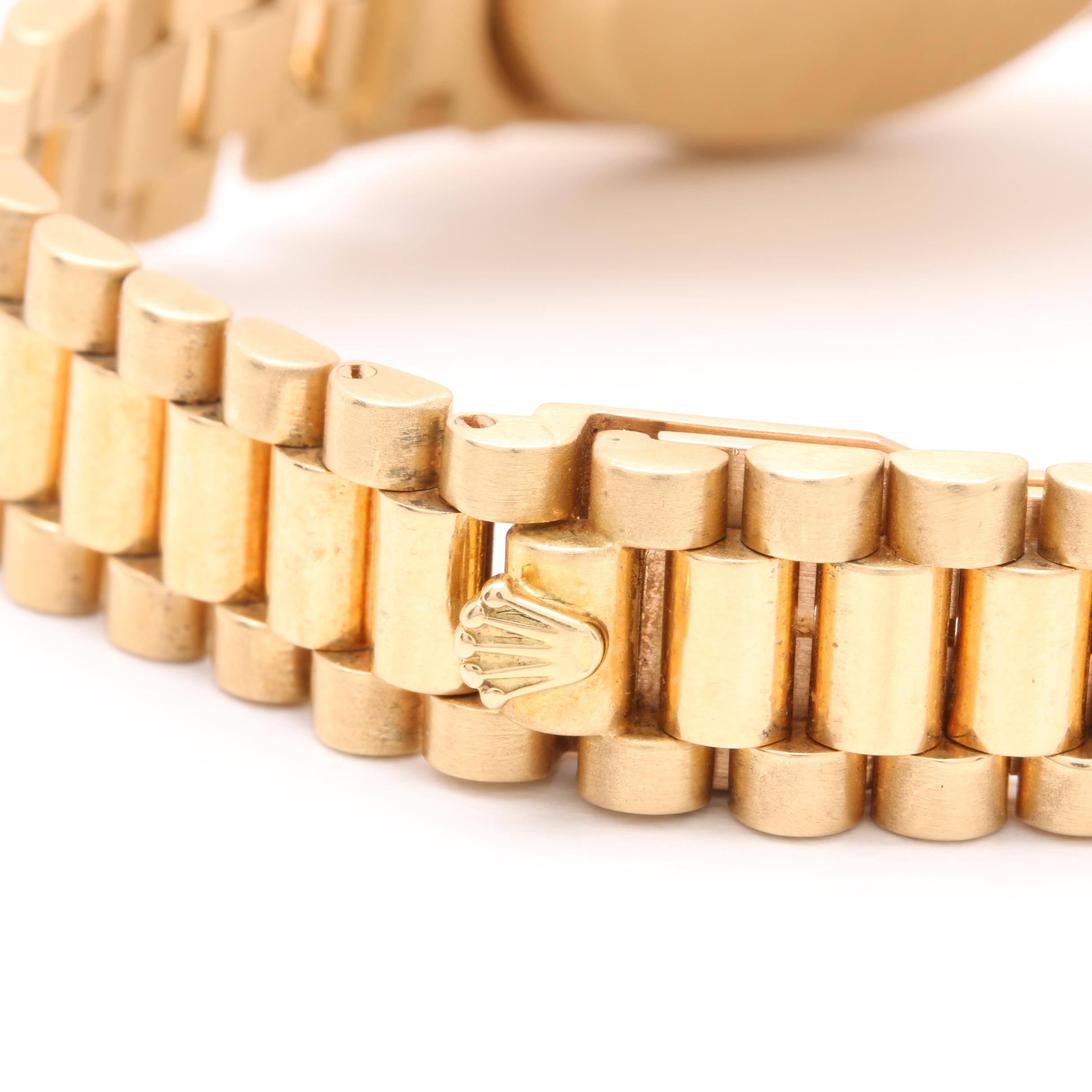 Circa 1999 Rolex Oyster Perpetual Datejust 18K Yellow Gold Watch