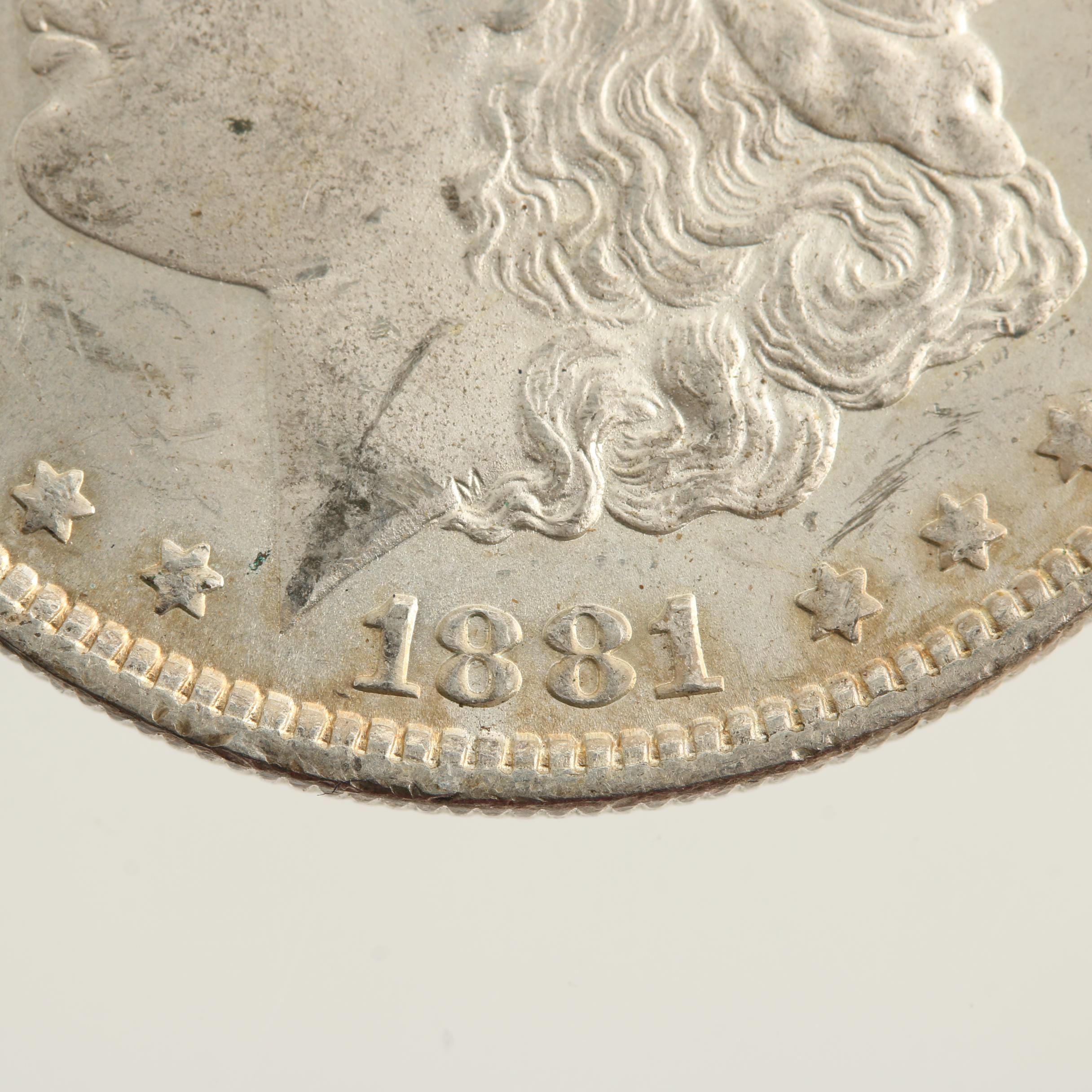 1881-O Morgan Silver Dollar