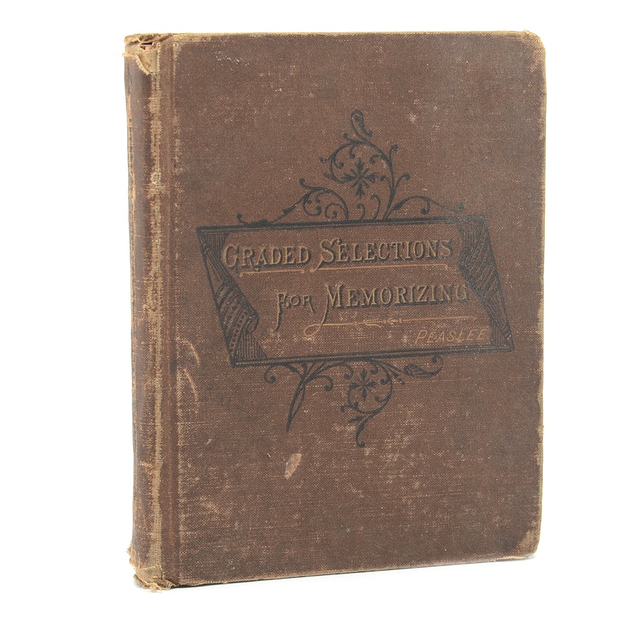 1880 "Graded Selections for Memorizing" by John Peaslee