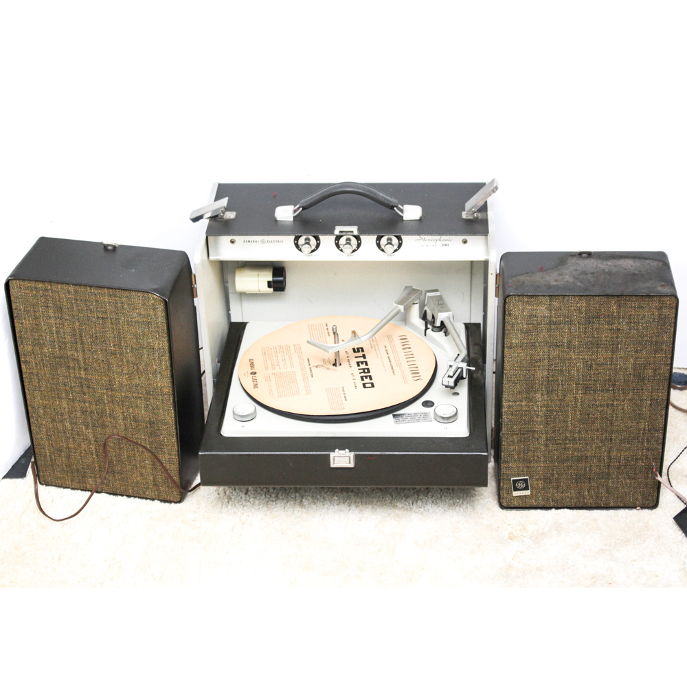 1950s Stereophonic Trimline 300 Record Player