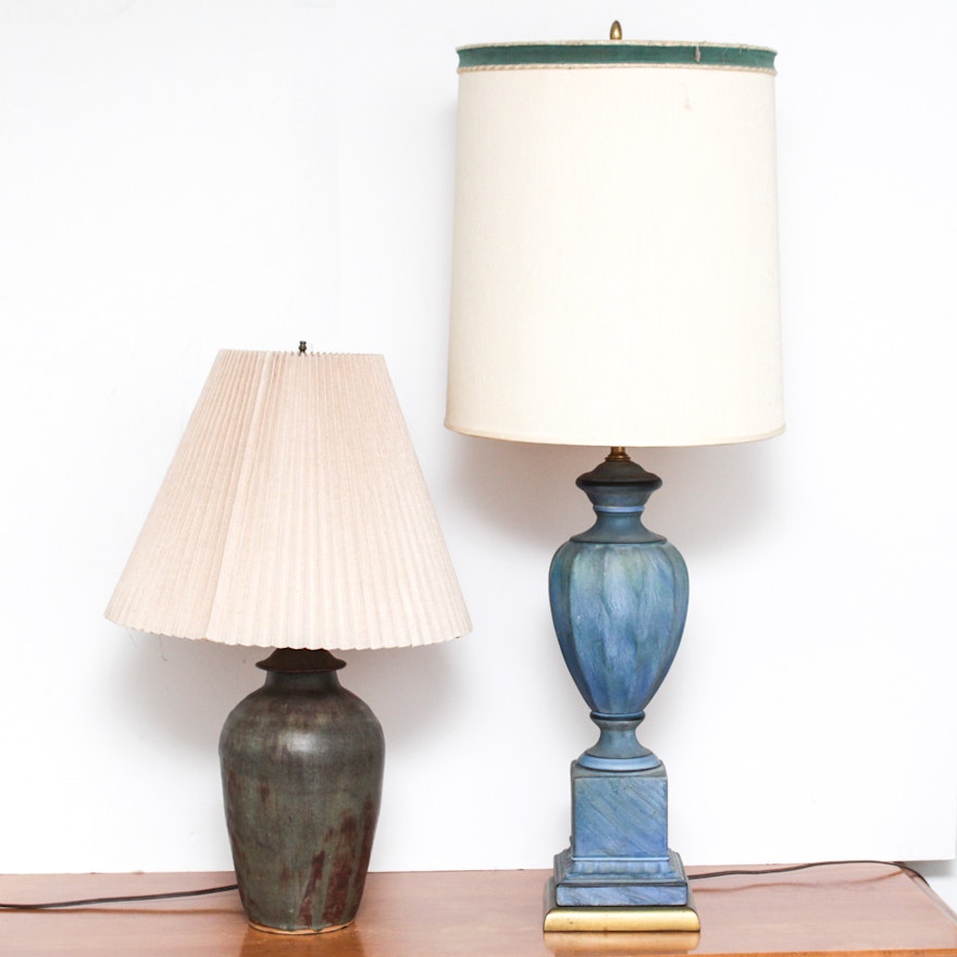 Pair of Vintage Ceramic Table Lamps