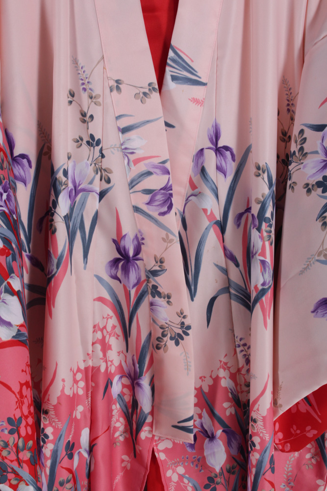 Vintage Chinese Embroidered Robe and Japanese Kimono Style Robe