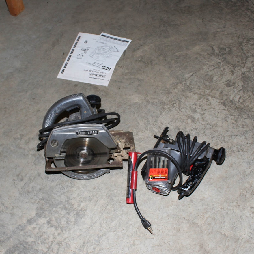 Craftsman Circular Saw and Jigsaw