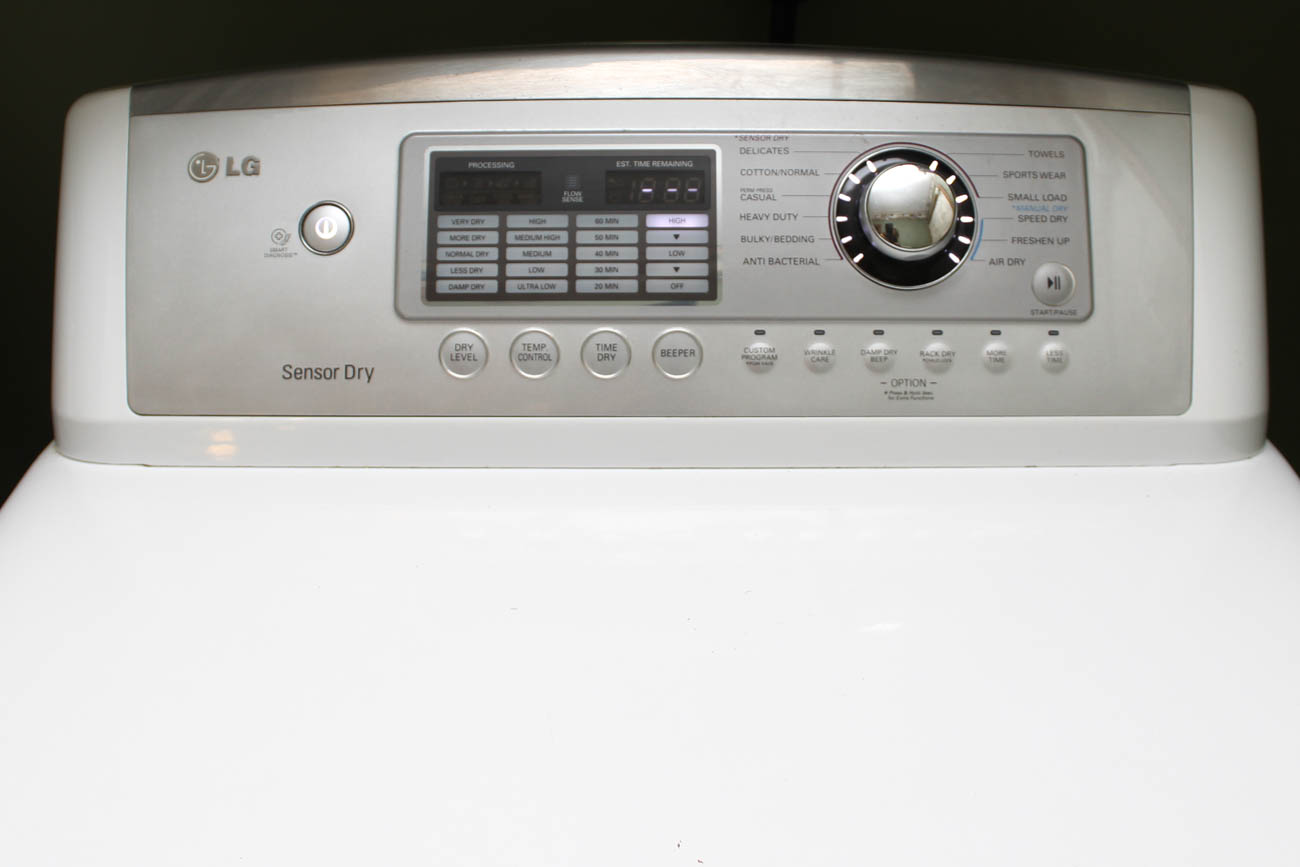 LG Sensor Dry Front Loading Dryer