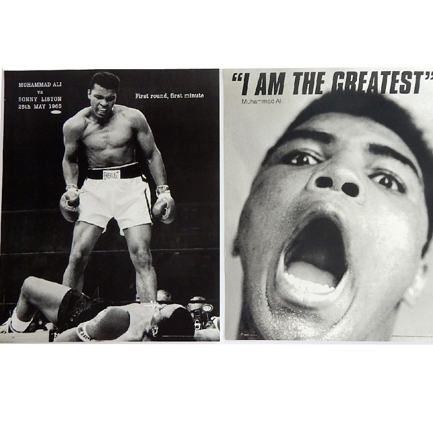 Two Muhammad Ali Poster Prints