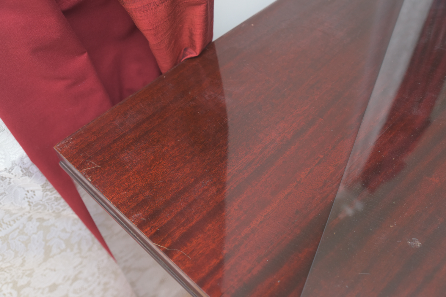 Vintage Art Deco Style Bow Front Chest of Drawers